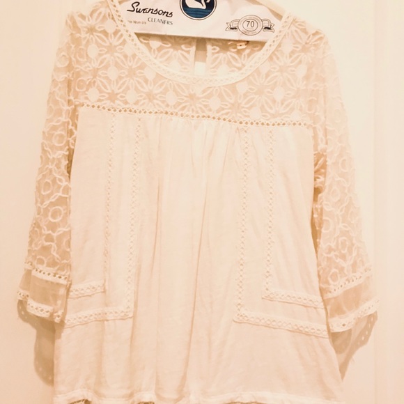 Lace and cotton shirt - Picture 5 of 6